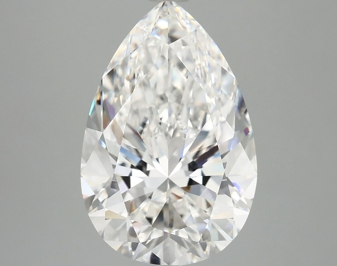 IGI Pear 5.09ct E VVS2 - Loose Lab Diamond: IGI Pear 5.09ct E VVS2 - Loose Lab Diamond Item Specifics: Source: This Is A Real Diamond Grown In A Lab Not Mined. Carat: 5.09 Cut: - Color: E Clarity: VVS2 Polish: EX Symmetry: EX Measurements: