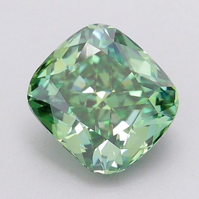 IGI Cushion Modified 2.07ct Fancy Vivid Green VVS2 - Loose Lab Diamond: IGI Cushion Modified 2.07ct Fancy Vivid Green VVS2 - Loose Lab Diamond Item Specifics: Source: This Is A Real Diamond Grown In A Lab Not Mined. Carat: 2.07 Cut: - Color: Fancy Vivid Green Clarity: VVS