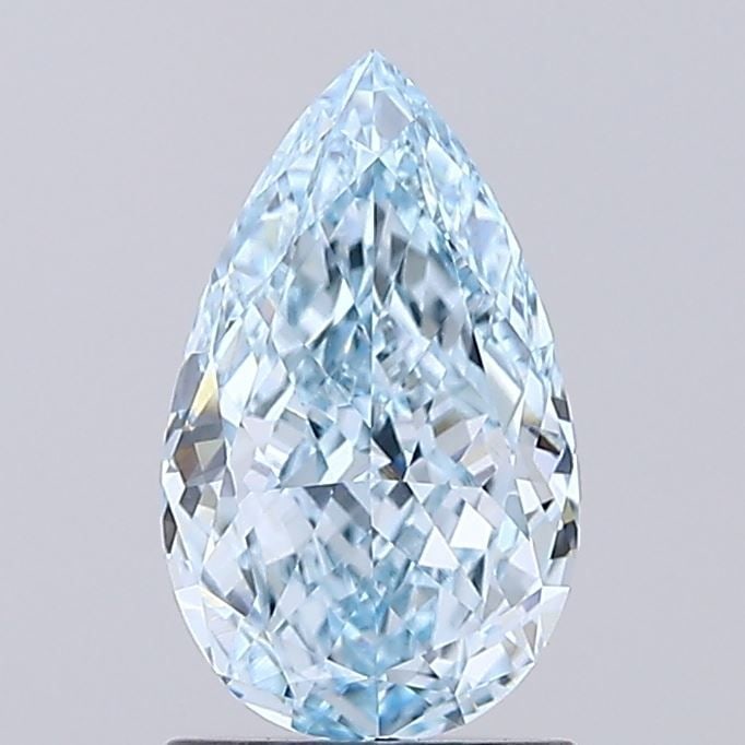 IGI Pear 1.53ct Fancy Vivid Blue VVS2 - Loose Lab Diamond: IGI Pear 1.53ct Fancy Vivid Blue VVS2 - Loose Lab Diamond Item Specifics: Source: This Is A Real Diamond Grown In A Lab Not Mined. Carat: 1.53 Cut: - Color: Fancy Vivid Blue Clarity: VVS2 Polish: EX