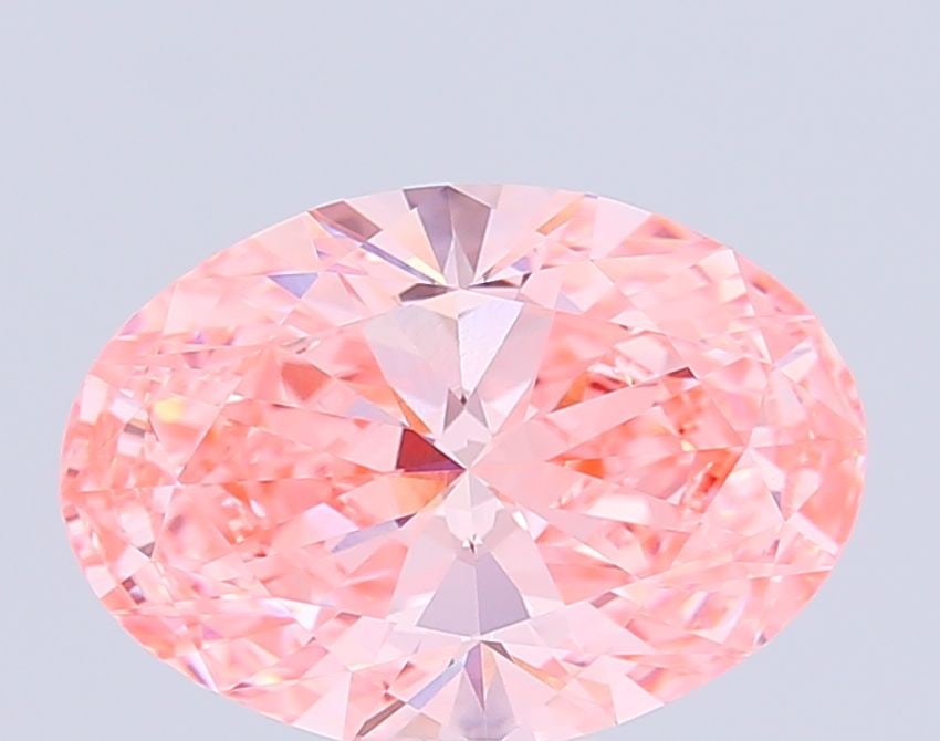 IGI Oval 11.01ct Fancy Vivid Pink VVS2 - Loose Lab Diamond: IGI Oval 11.01ct Fancy Vivid Pink VVS2 - Loose Lab Diamond Item Specifics: Source: This Is A Real Diamond Grown In A Lab Not Mined. Carat: 11.01 Cut: - Color: Fancy Vivid Pink Clarity: VVS2 Polish: EX