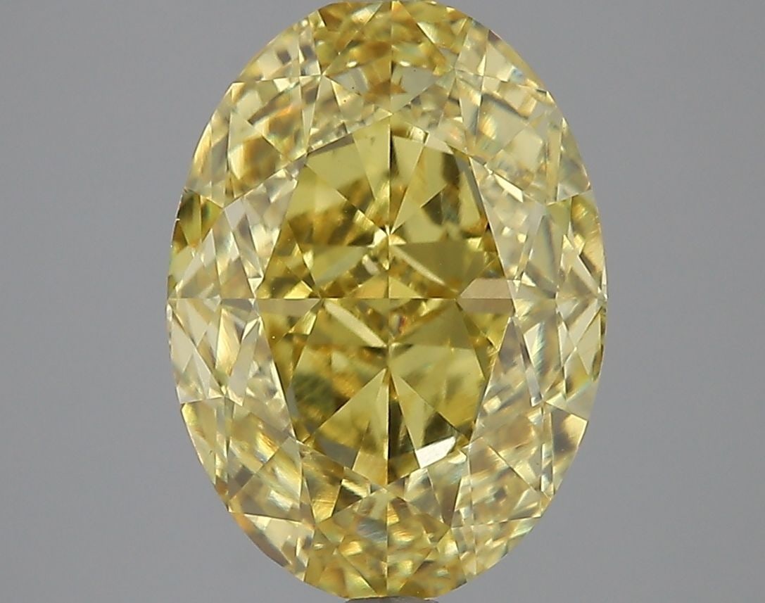 IGI Oval 5.11ct Fancy Vivid Yellow VVS2 - Loose Lab Diamond: IGI Oval 5.11ct Fancy Vivid Yellow VVS2 - Loose Lab Diamond Item Specifics: Source: This Is A Real Diamond Grown In A Lab Not Mined. Carat: 5.11 Cut: - Color: Fancy Vivid Yellow Clarity: VVS2 Polish: 