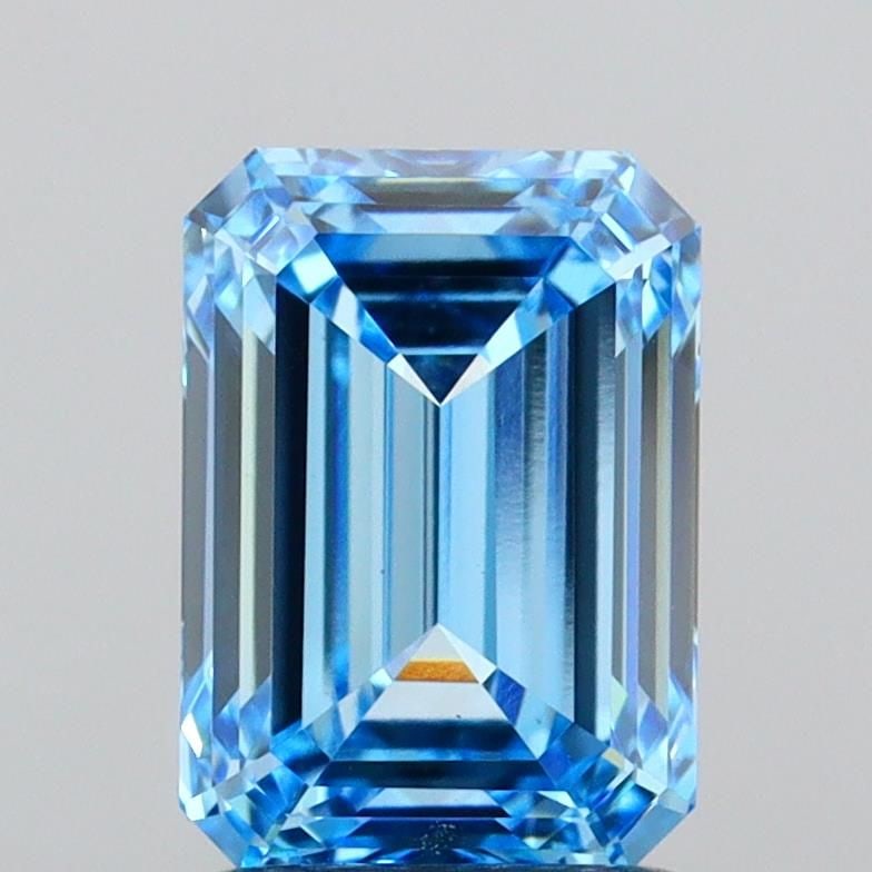 IGI Emerald 1.98ct Fancy Vivid Blue VVS2 - Loose Lab Diamond: IGI Emerald 1.98ct Fancy Vivid Blue VVS2 - Loose Lab Diamond Item Specifics: Source: This Is A Real Diamond Grown In A Lab Not Mined. Carat: 1.98 Cut: - Color: Fancy Vivid Blue Clarity: VVS2 Polish: E