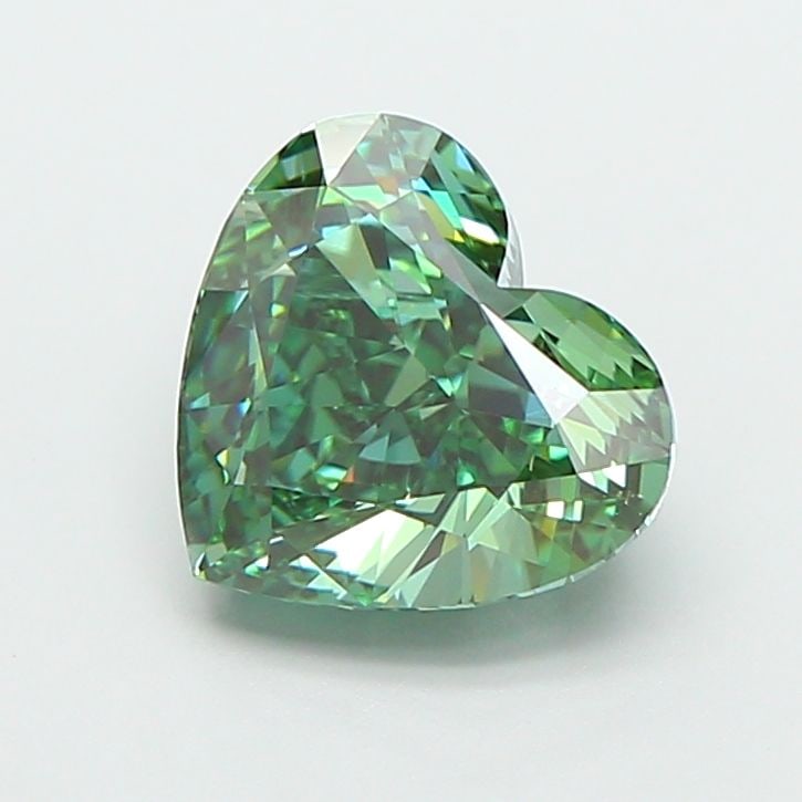 IGI Heart 2.06ct Fancy Vivid Green VVS2 - Loose Lab Diamond: IGI Heart 2.06ct Fancy Vivid Green VVS2 - Loose Lab Diamond Item Specifics: Source: This Is A Real Diamond Grown In A Lab Not Mined. Carat: 2.06 Cut: - Color: Fancy Vivid Green Clarity: VVS2 Polish: V