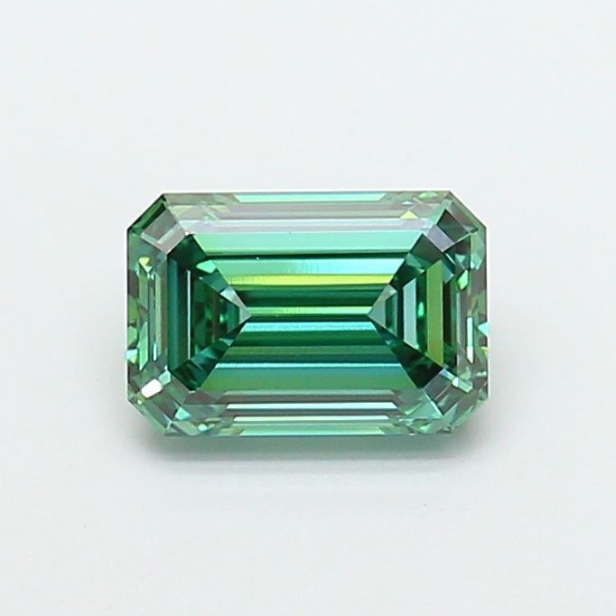 IGI Emerald 2.1ct Fancy Vivid Green VVS2 - Loose Lab Diamond: IGI Emerald 2.1ct Fancy Vivid Green VVS2 - Loose Lab Diamond Item Specifics: Source: This Is A Real Diamond Grown In A Lab Not Mined. Carat: 2.1 Cut: - Color: Fancy Vivid Green Clarity: VVS2 Polish: E