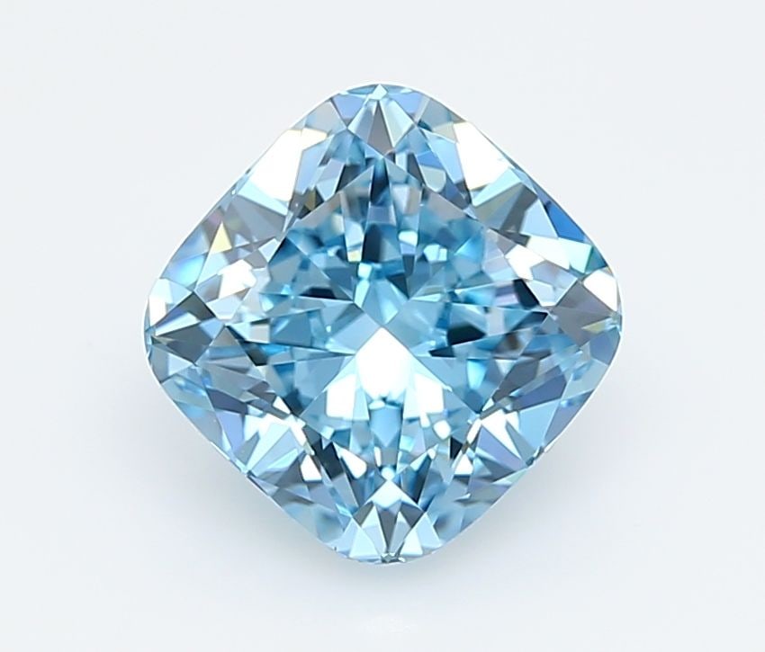IGI Cushion Modified 2.55ct Fancy Vivid Blue VVS2 - Loose Lab Diamond: IGI Cushion Modified 2.55ct Fancy Vivid Blue VVS2 - Loose Lab Diamond Item Specifics: Source: This Is A Real Diamond Grown In A Lab Not Mined. Carat: 2.55 Cut: - Color: Fancy Vivid Blue Clarity: VVS2 