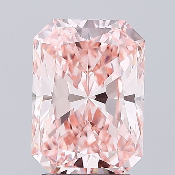 IGI Radiant 2.52ct Fancy Vivid Pink VVS2 - Loose Lab Diamond: IGI Radiant 2.52ct Fancy Vivid Pink VVS2 - Loose Lab Diamond Item Specifics: Source: This Is A Real Diamond Grown In A Lab Not Mined. Carat: 2.52 Cut: - Color: Fancy Vivid Pink Clarity: VVS2 Polish: