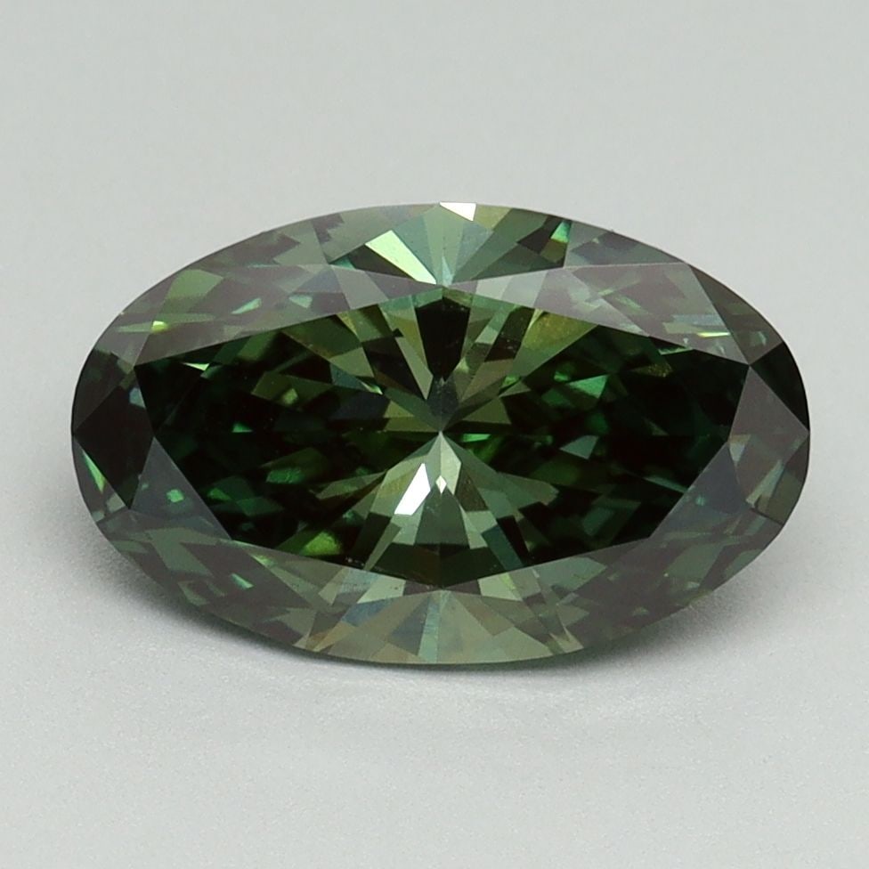 IGI Oval 2.08ct Fancy Vivid Green VVS2 - Loose Lab Diamond: IGI Oval 2.08ct Fancy Vivid Green VVS2 - Loose Lab Diamond Item Specifics: Source: This Is A Real Diamond Grown In A Lab Not Mined. Carat: 2.08 Cut: - Color: Fancy Vivid Green Clarity: VVS2 Polish: