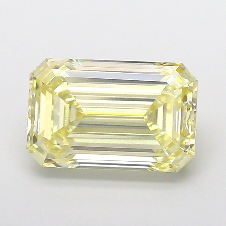 IGI Emerald 5.03ct Fancy Yellow VVS2 - Loose Lab Diamond: IGI Emerald 5.03ct Fancy Yellow VVS2 - Loose Lab Diamond Item Specifics: Source: This Is A Real Diamond Grown In A Lab Not Mined. Carat: 5.03 Cut: - Color: Fancy Yellow Clarity: VVS2 Polish: EX Symmet