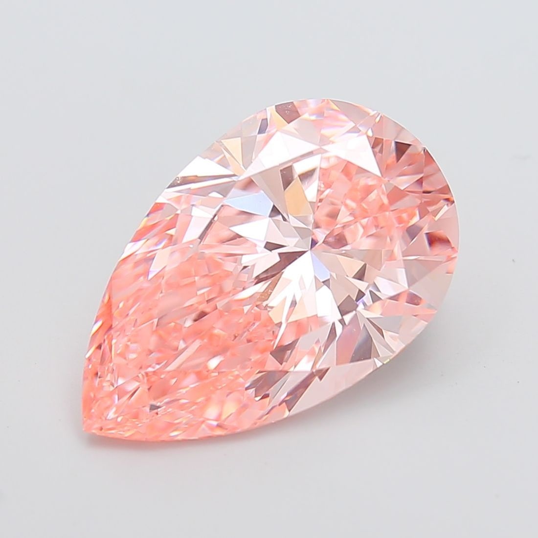 IGI Pear 10.08ct Fancy Vivid Pink VVS2 - Loose Lab Diamond: IGI Pear 10.08ct Fancy Vivid Pink VVS2 - Loose Lab Diamond Item Specifics: Source: This Is A Real Diamond Grown In A Lab Not Mined. Carat: 10.08 Cut: - Color: Fancy Vivid Pink Clarity: VVS2 Polish: