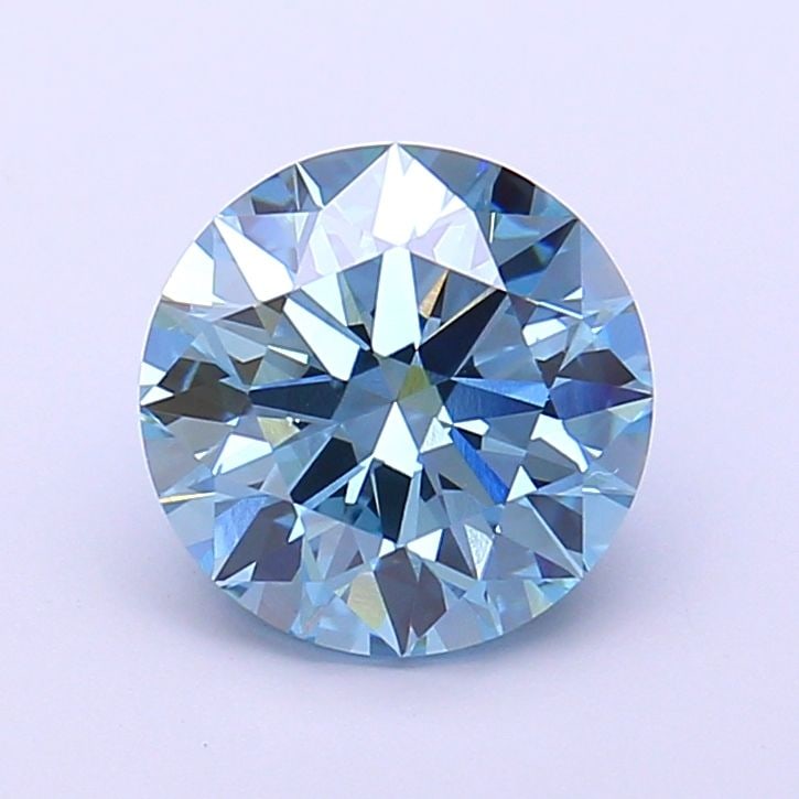 IGI Round 2.08ct Fancy Vivid Blue VVS2 - Ideal Loose Lab Diamond: IGI Round 2.08ct Fancy Vivid Blue VVS2 - Ideal Loose Lab Diamond Item Specifics: Source: This Is A Real Diamond Grown In A Lab Not Mined. Carat: 2.08 Cut: ID Color: Fancy Vivid Blue Clarity: VVS2 Poli