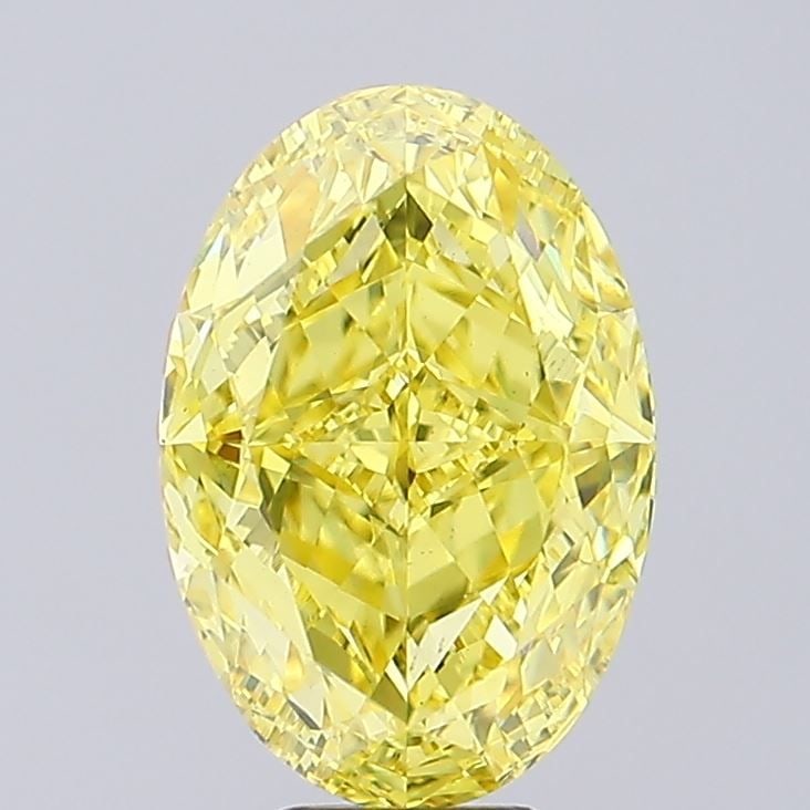 IGI Oval 6.03ct Fancy Intense Yellow VVS2 - Loose Lab Diamond: IGI Oval 6.03ct Fancy Intense Yellow VVS2 - Loose Lab Diamond Item Specifics: Source: This Is A Real Diamond Grown In A Lab Not Mined. Carat: 6.03 Cut: - Color: Fancy Intense Yellow Clarity: VVS2 Poli