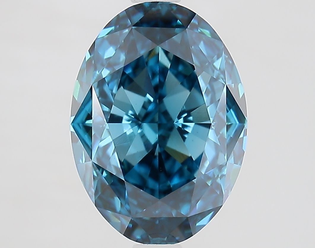 IGI Oval 3.06ct Fancy Vivid Blue VVS2 - Loose Lab Diamond: IGI Oval 3.06ct Fancy Vivid Blue VVS2 - Loose Lab Diamond Item Specifics: Source: This Is A Real Diamond Grown In A Lab Not Mined. Carat: 3.06 Cut: - Color: Fancy Vivid Blue Clarity: VVS2 Polish: EX S