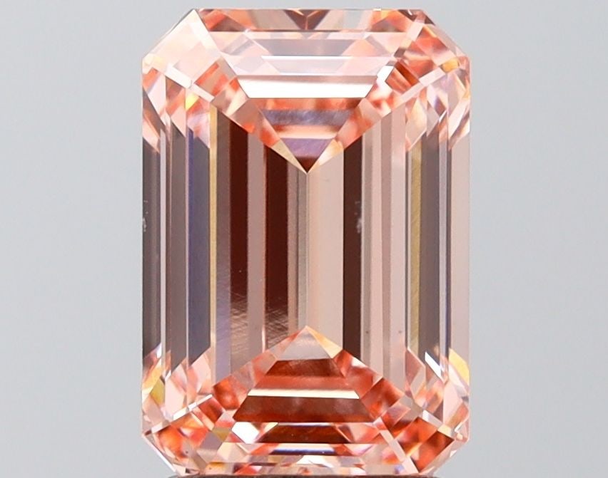 IGI Emerald 3.09ct Fancy Vivid Pink VVS2 - Loose Lab Diamond: IGI Emerald 3.09ct Fancy Vivid Pink VVS2 - Loose Lab Diamond Item Specifics: Source: This Is A Real Diamond Grown In A Lab Not Mined. Carat: 3.09 Cut: - Color: Fancy Vivid Pink Clarity: VVS2 Polish: