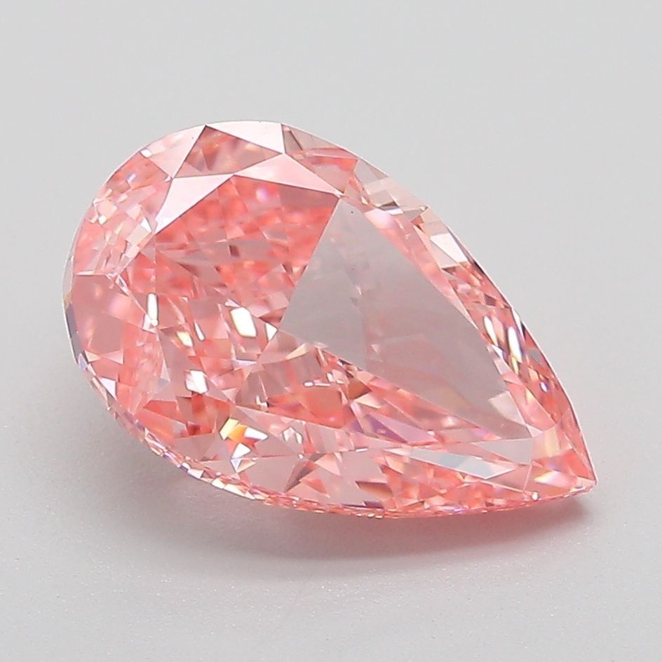 IGI Pear 3.01ct Fancy Vivid Pink VVS2 - Loose Lab Diamond: IGI Pear 3.01ct Fancy Vivid Pink VVS2 - Loose Lab Diamond Item Specifics: Source: This Is A Real Diamond Grown In A Lab Not Mined. Carat: 3.01 Cut: - Color: Fancy Vivid Pink Clarity: VVS2 Polish: EX S