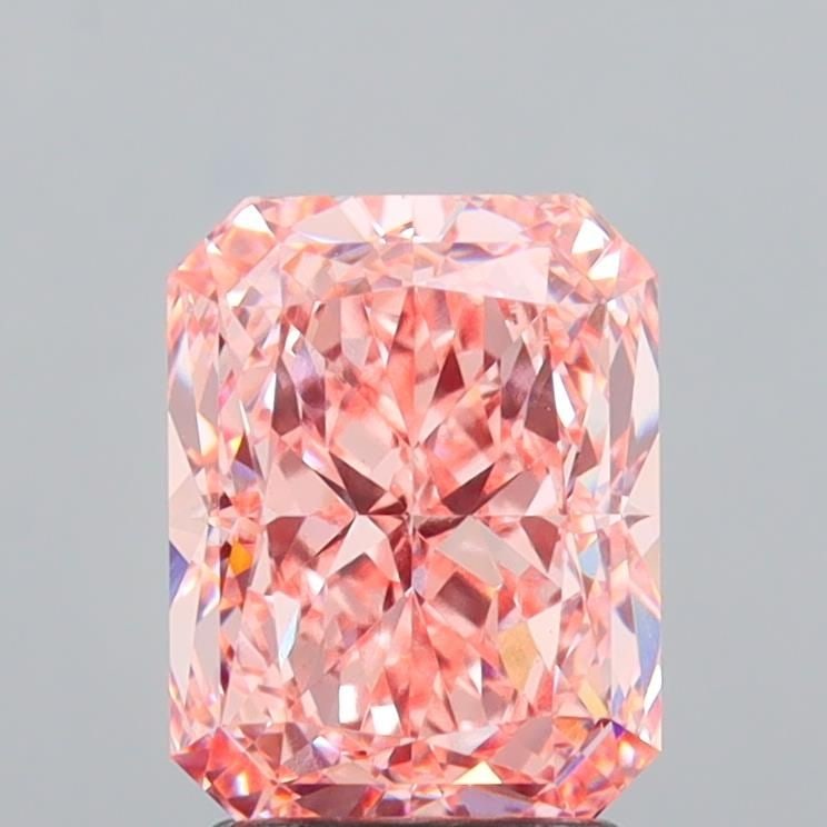 IGI Radiant 3.09ct Fancy Vivid Pink VVS2 - Loose Lab Diamond: IGI Radiant 3.09ct Fancy Vivid Pink VVS2 - Loose Lab Diamond Item Specifics: Source: This Is A Real Diamond Grown In A Lab Not Mined. Carat: 3.09 Cut: - Color: Fancy Vivid Pink Clarity: VVS2 Polish: E