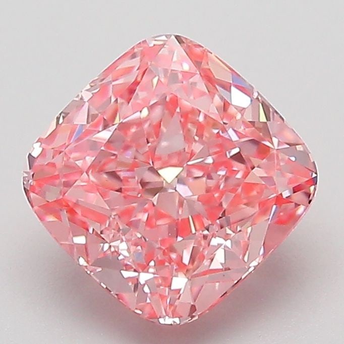 IGI Cushion Modified 2.06ct Fancy Vivid Pink VVS2 - Loose Lab Diamond: IGI Cushion Modified 2.06ct Fancy Vivid Pink VVS2 - Loose Lab Diamond Item Specifics: Source: This Is A Real Diamond Grown In A Lab Not Mined. Carat: 2.06 Cut: - Color: Fancy Vivid Pink Clarity: VVS2 