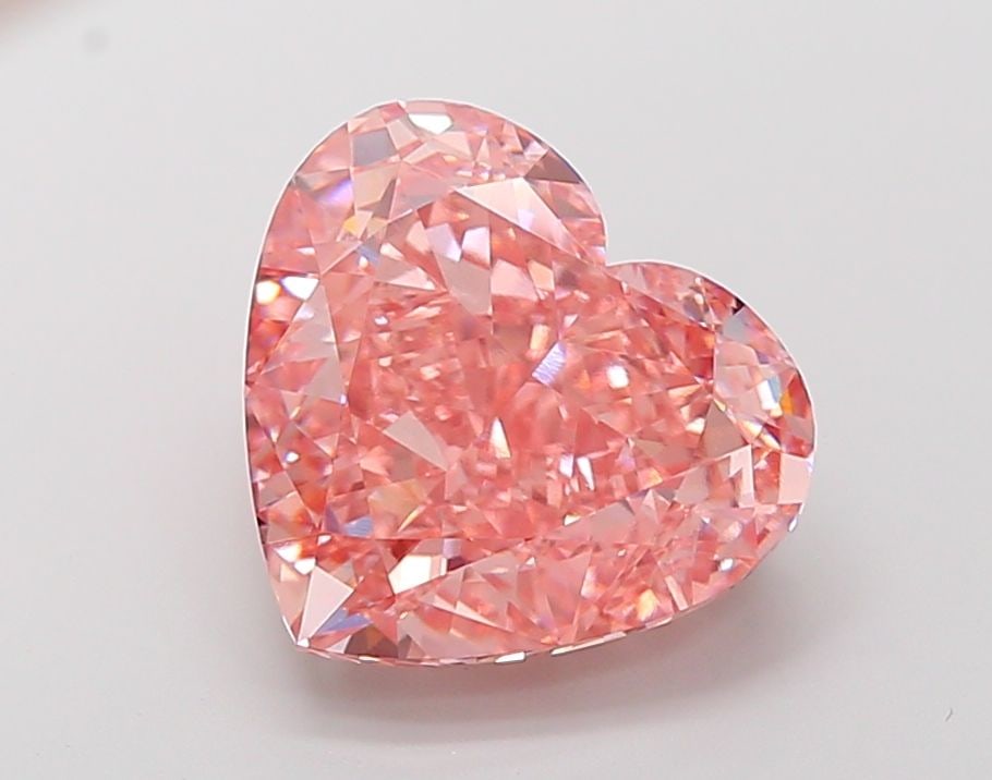 IGI Heart 9.52ct Fancy Vivid Pink VVS2 - Loose Lab Diamond: IGI Heart 9.52ct Fancy Vivid Pink VVS2 - Loose Lab Diamond Item Specifics: Source: This Is A Real Diamond Grown In A Lab Not Mined. Carat: 9.52 Cut: - Color: Fancy Vivid Pink Clarity: VVS2 Polish: EX 