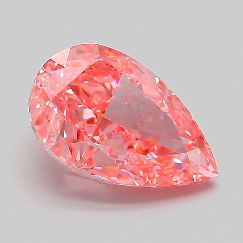IGI Pear 2.09ct Fancy Vivid Pink VVS2 - Loose Lab Diamond: IGI Pear 2.09ct Fancy Vivid Pink VVS2 - Loose Lab Diamond Item Specifics: Source: This Is A Real Diamond Grown In A Lab Not Mined. Carat: 2.09 Cut: - Color: Fancy Vivid Pink Clarity: VVS2 Polish: EX S