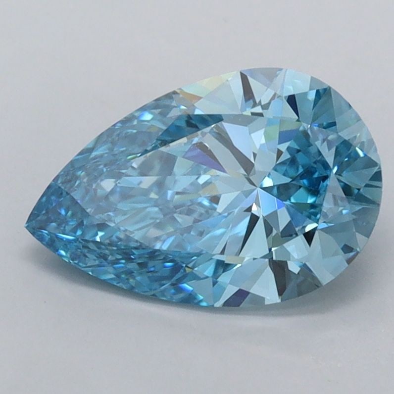 IGI Pear 1.49ct Fancy Vivid Blue VVS1 - Loose Lab Diamond: IGI Pear 1.49ct Fancy Vivid Blue VVS1 - Loose Lab Diamond Item Specifics: Source: This Is A Real Diamond Grown In A Lab Not Mined. Carat: 1.49 Cut: - Color: Fancy Vivid Blue Clarity: VVS1 Polish: EX