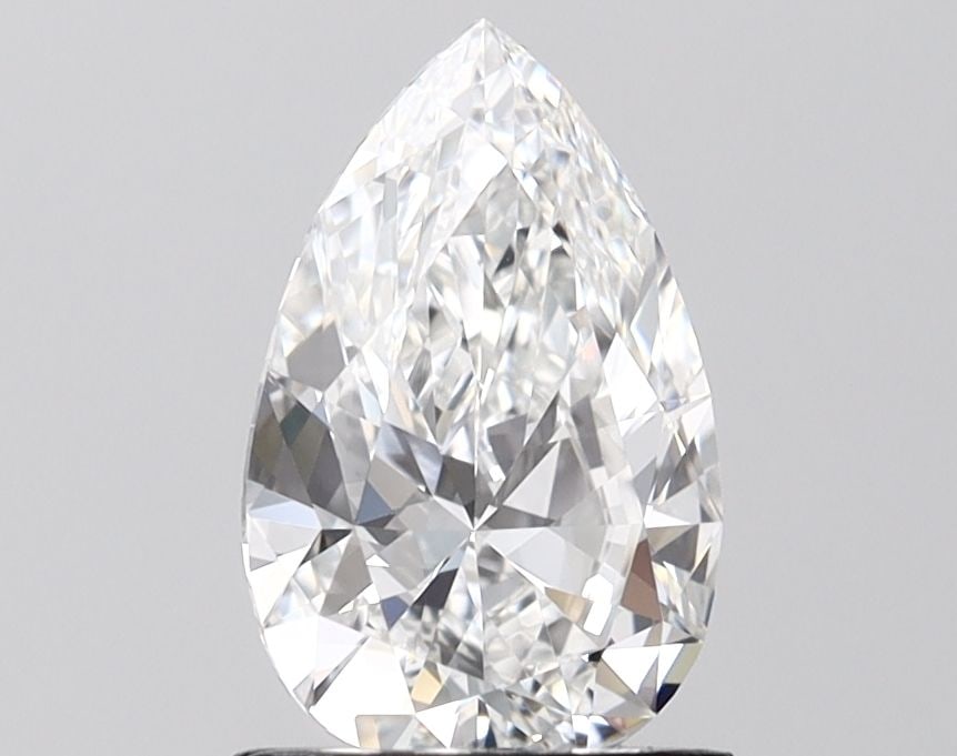 IGI Pear 1.5ct E FL - Loose Lab Diamond: IGI Pear 1.5ct E FL - Loose Lab Diamond Item Specifics: Source: This Is A Real Diamond Grown In A Lab Not Mined. Carat: 1.5 Cut: - Color: E Clarity: FL Polish: EX Symmetry: EX Measurements: 10.05L X 6