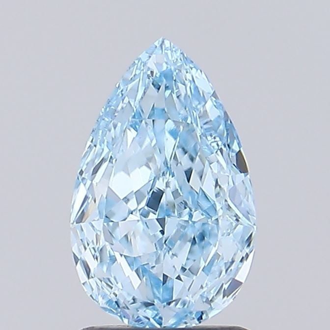 IGI Pear 1.04ct Fancy Vivid Blue VVS2 - Loose Lab Diamond: IGI Pear 1.04ct Fancy Vivid Blue VVS2 - Loose Lab Diamond Item Specifics: Source: This Is A Real Diamond Grown In A Lab Not Mined. Carat: 1.04 Cut: - Color: Fancy Vivid Blue Clarity: VVS2 Polish: VG