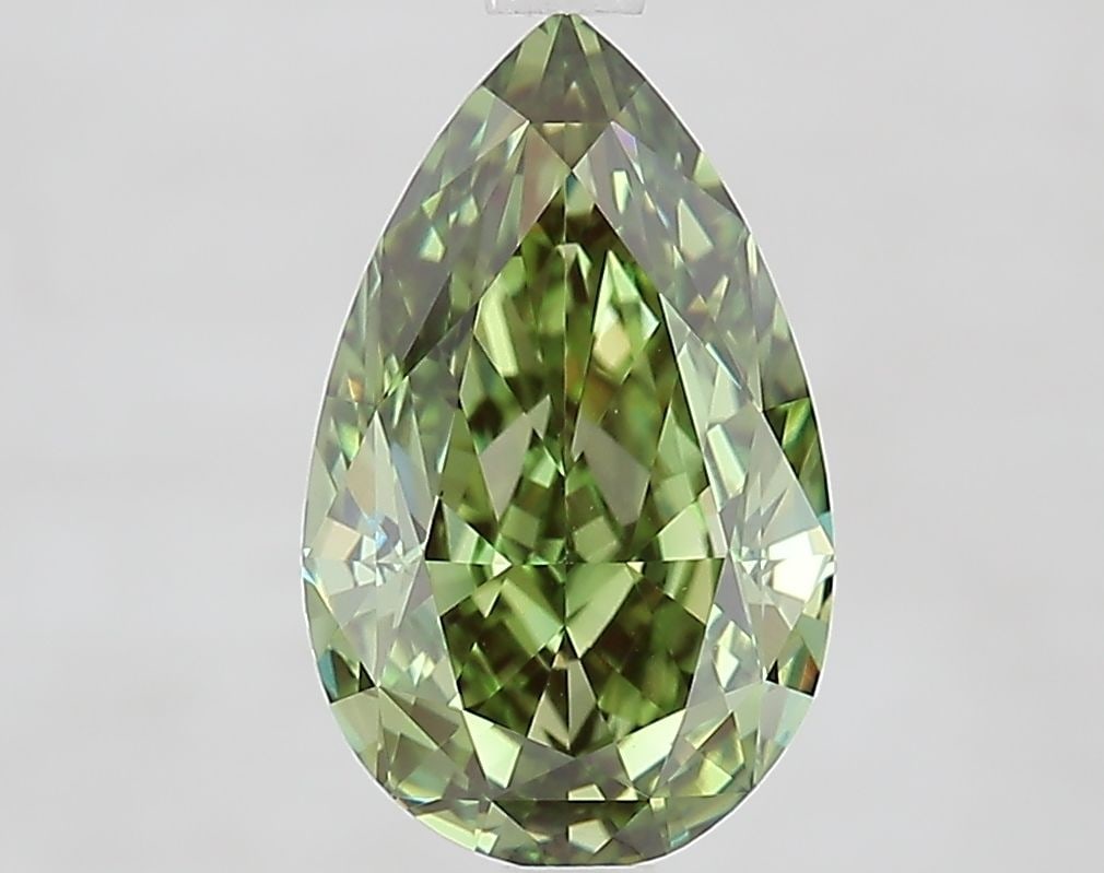 IGI Pear 2.85ct Fancy Vivid Green VVS2 - Loose Lab Diamond: IGI Pear 2.85ct Fancy Vivid Green VVS2 - Loose Lab Diamond Item Specifics: Source: This Is A Real Diamond Grown In A Lab Not Mined. Carat: 2.85 Cut: - Color: Fancy Vivid Green Clarity: VVS2 Polish: EX