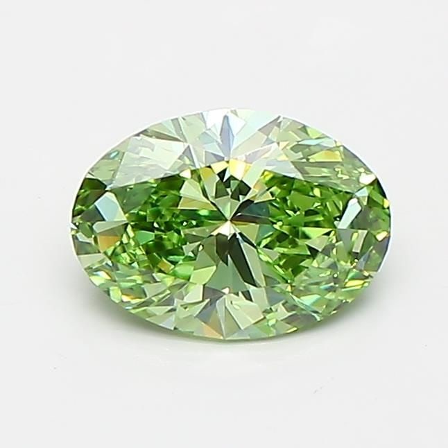 IGI Oval 0.71ct Fancy Vivid Green VVS2 - Loose Lab Diamond: IGI Oval 0.71ct Fancy Vivid Green VVS2 - Loose Lab Diamond Item Specifics: Source: This Is A Real Diamond Grown In A Lab Not Mined. Carat: 0.71 Cut: - Color: Fancy Vivid Green Clarity: VVS2 Polish: