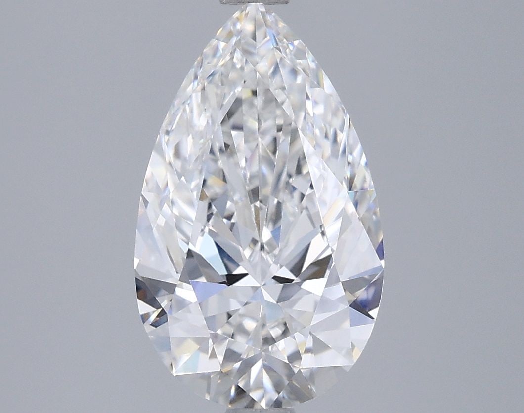IGI Pear 2.56ct E VVS1 - Loose Lab Diamond: IGI Pear 2.56ct E VVS1 - Loose Lab Diamond Item Specifics: Source: This Is A Real Diamond Grown In A Lab Not Mined. Carat: 2.56 Cut: - Color: E Clarity: VVS1 Polish: EX Symmetry: EX Measurements: