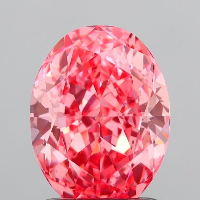 IGI Oval 1.63ct Fancy Vivid Pink VVS2 - Loose Lab Diamond: IGI Oval 1.63ct Fancy Vivid Pink VVS2 - Loose Lab Diamond Item Specifics: Source: This Is A Real Diamond Grown In A Lab Not Mined. Carat: 1.63 Cut: - Color: Fancy Vivid Pink Clarity: VVS2 Polish: EX