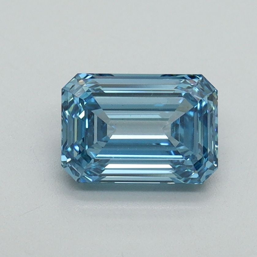 IGI Emerald 1.09ct Fancy Vivid Blue VVS2 - Loose Lab Diamond: IGI Emerald 1.09ct Fancy Vivid Blue VVS2 - Loose Lab Diamond Item Specifics: Source: This Is A Real Diamond Grown In A Lab Not Mined. Carat: 1.09 Cut: - Color: Fancy Vivid Blue Clarity: VVS2 Polish: E
