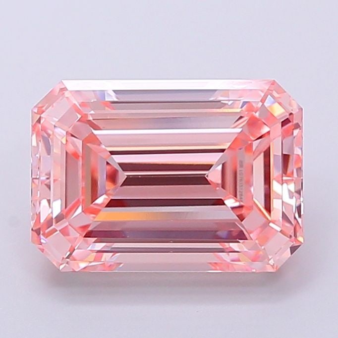 IGI Emerald 3.15ct Fancy Intense Pink VVS2 - Loose Lab Diamond: IGI Emerald 3.15ct Fancy Intense Pink VVS2 - Loose Lab Diamond Item Specifics: Source: This Is A Real Diamond Grown In A Lab Not Mined. Carat: 3.15 Cut: - Color: Fancy Intense Pink Clarity: VVS2 Polis