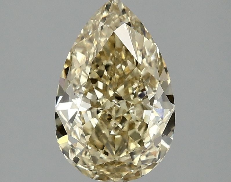 IGI Pear 1.59ct Fancy Intense Yellow VVS2 - Loose Lab Diamond (1 of 1)