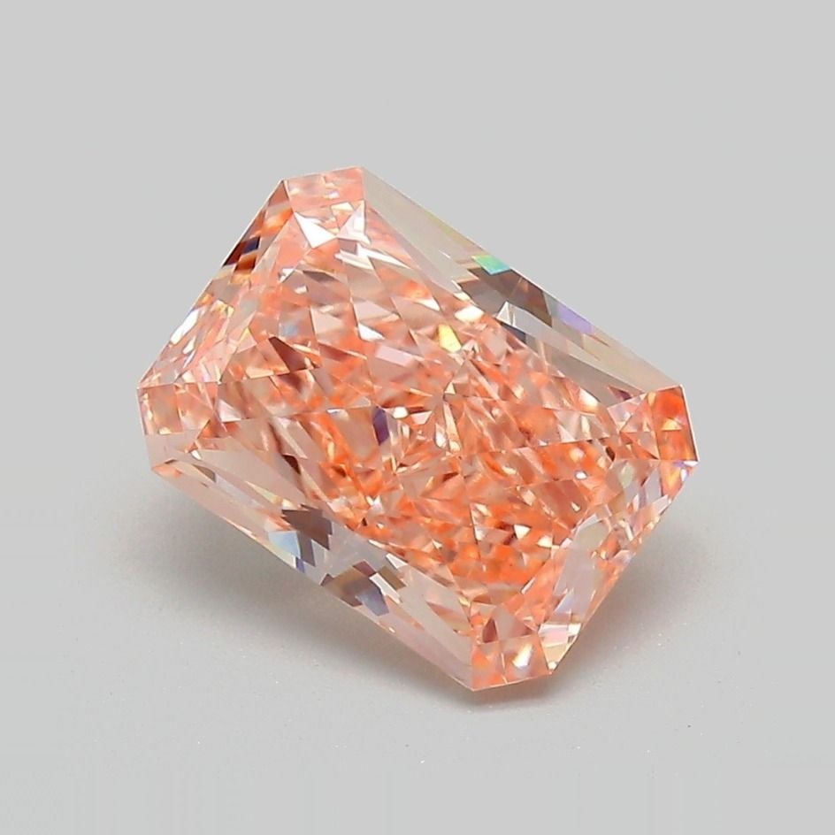 IGI Radiant 1.67ct Fancy Vivid Pink Orange VVS2 - Loose Lab Diamond: IGI Radiant 1.67ct Fancy Vivid Pink Orange VVS2 - Loose Lab Diamond Item Specifics: Source: This Is A Real Diamond Grown In A Lab Not Mined. Carat: 1.67 Cut: - Color: Fancy Vivid Pink Orange Clarity: 