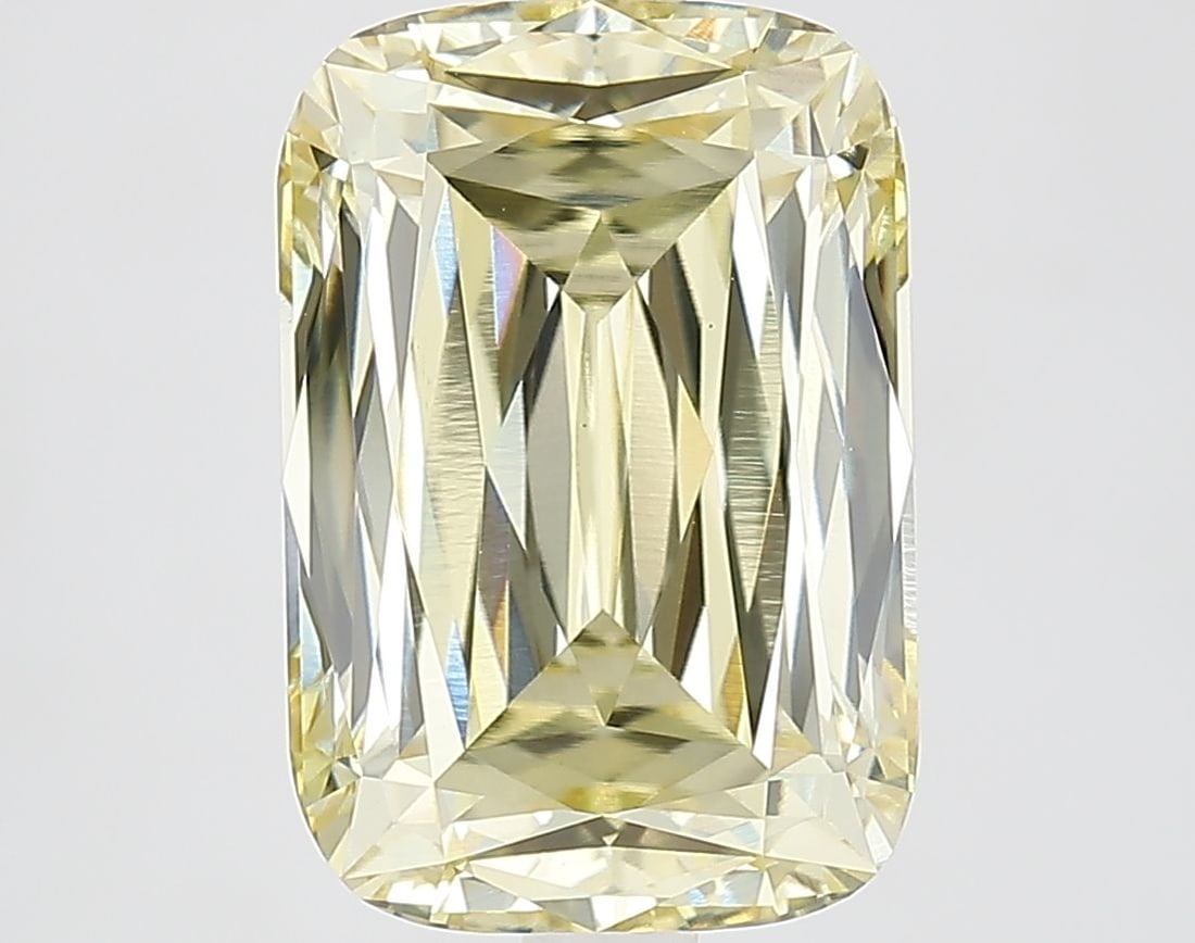 IGI Cushion Modified 5.08ct Fancy Yellow VVS2 - Loose Lab Diamond: IGI Cushion Modified 5.08ct Fancy Yellow VVS2 - Loose Lab Diamond Item Specifics: Source: This Is A Real Diamond Grown In A Lab Not Mined. Carat: 5.08 Cut: - Color: Fancy Yellow Clarity: VVS2 Polish: 