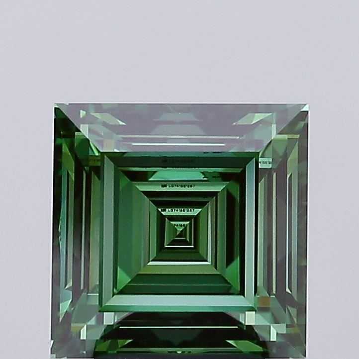 IGI Square 3.54ct Fancy Vivid Green VVS2 - Loose Lab Diamond: IGI Square 3.54ct Fancy Vivid Green VVS2 - Loose Lab Diamond Item Specifics: Source: This Is A Real Diamond Grown In A Lab Not Mined. Carat: 3.54 Cut: - Color: Fancy Vivid Green Clarity: VVS2 Polish: