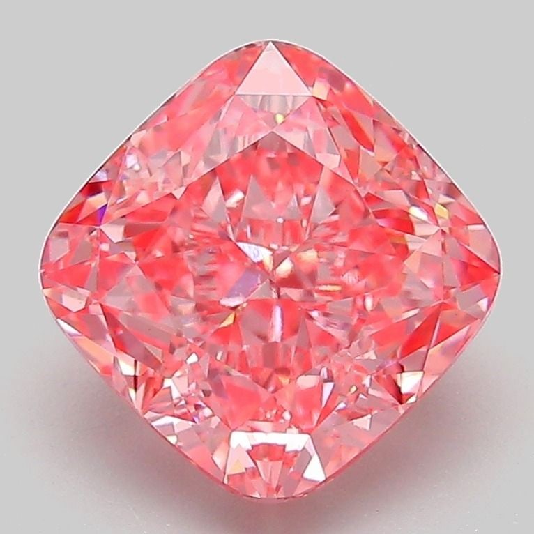 IGI Cushion Modified 3.1ct Fancy Vivid Pink VVS2 - Loose Lab Diamond: IGI Cushion Modified 3.1ct Fancy Vivid Pink VVS2 - Loose Lab Diamond Item Specifics: Source: This Is A Real Diamond Grown In A Lab Not Mined. Carat: 3.1 Cut: - Color: Fancy Vivid Pink Clarity: VVS2 Po