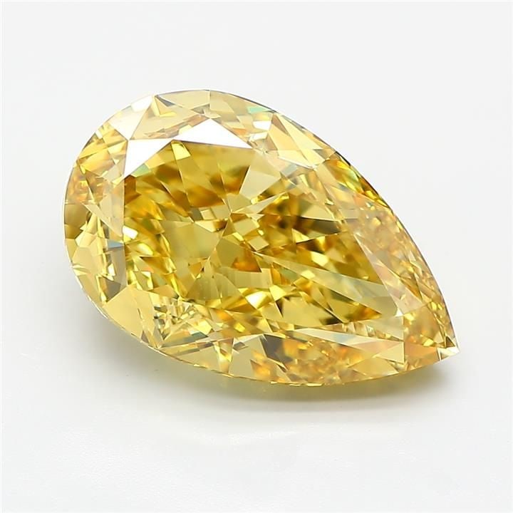IGI Pear 6.66ct Fancy Intense Yellow VVS2 - Loose Lab Diamond: IGI Pear 6.66ct Fancy Intense Yellow VVS2 - Loose Lab Diamond Item Specifics: Source: This Is A Real Diamond Grown In A Lab Not Mined. Carat: 6.66 Cut: - Color: Fancy Intense Yellow Clarity: VVS2 Poli