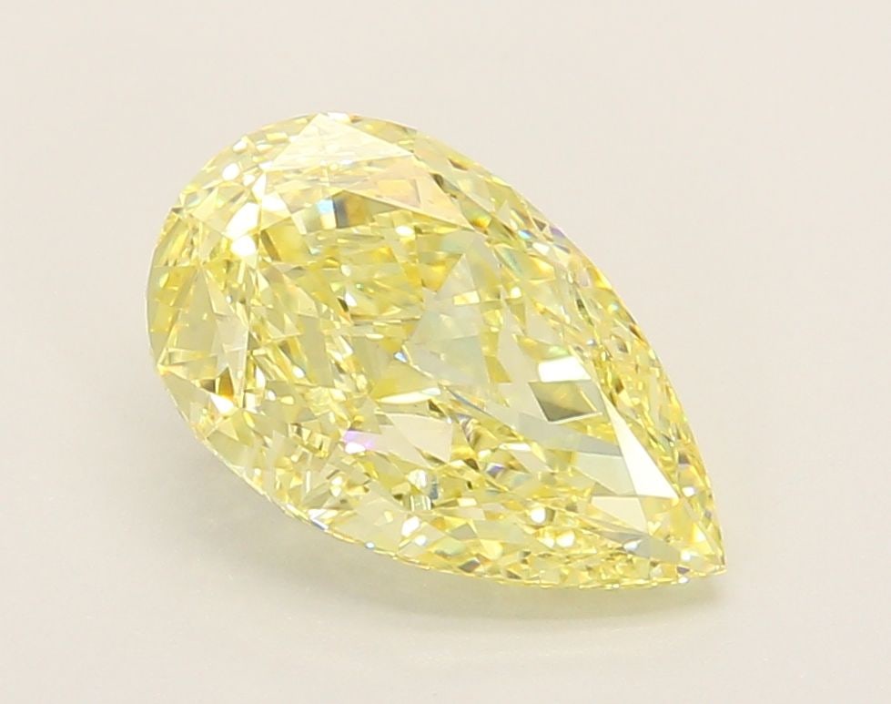 IGI Pear 3.04ct Fancy Intense Yellow VVS2 - Loose Lab Diamond: IGI Pear 3.04ct Fancy Intense Yellow VVS2 - Loose Lab Diamond Item Specifics: Source: This Is A Real Diamond Grown In A Lab Not Mined. Carat: 3.04 Cut: - Color: Fancy Intense Yellow Clarity: VVS2 Poli