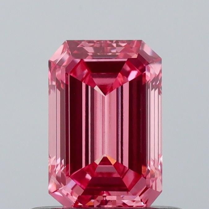 Emerald 0.61ct Fancy Light Reddish Pink VVS1 - Loose Lab Diamond: Emerald 0.61ct Fancy Light Reddish Pink VVS1 - Loose Lab Diamond Item Specifics: Source: This Is A Real Diamond Grown In A Lab Not Mined. Carat: 0.61 Cut: - Color: Fancy Light Reddish Pink Clarity: VV