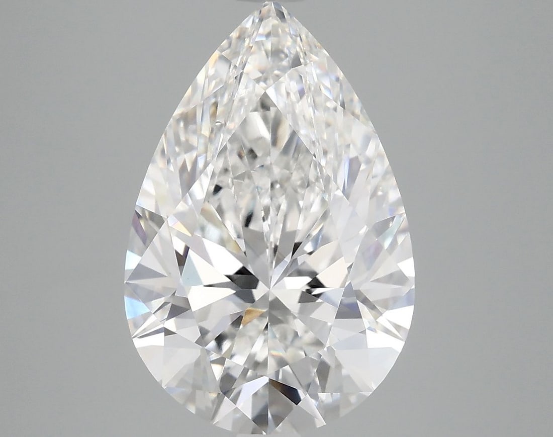 IGI Pear 4.93ct E VVS2 - Loose Lab Diamond: IGI Pear 4.93ct E VVS2 - Loose Lab Diamond Item Specifics: Source: This Is A Real Diamond Grown In A Lab Not Mined. Carat: 4.93 Cut: - Color: E Clarity: VVS2 Polish: EX Symmetry: EX Measurements: