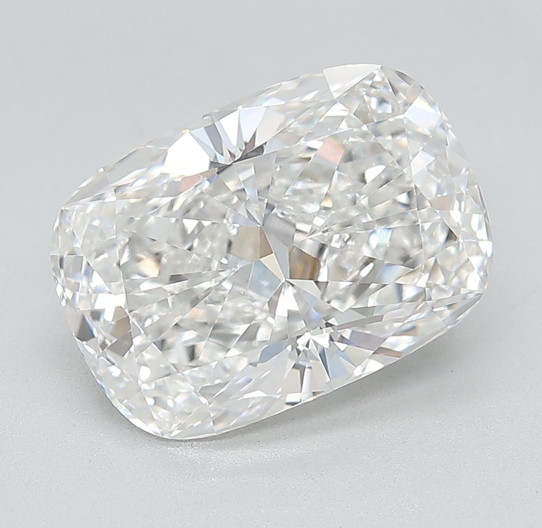 IGI Cushion Modified 5.09ct F VVS2 - Loose Lab Diamond: IGI Cushion Modified 5.09ct F VVS2 - Loose Lab Diamond Item Specifics: Source: This Is A Real Diamond Grown In A Lab Not Mined. Carat: 5.09 Cut: - Color: F Clarity: VVS2 Polish: EX Symmetry: EX Measur