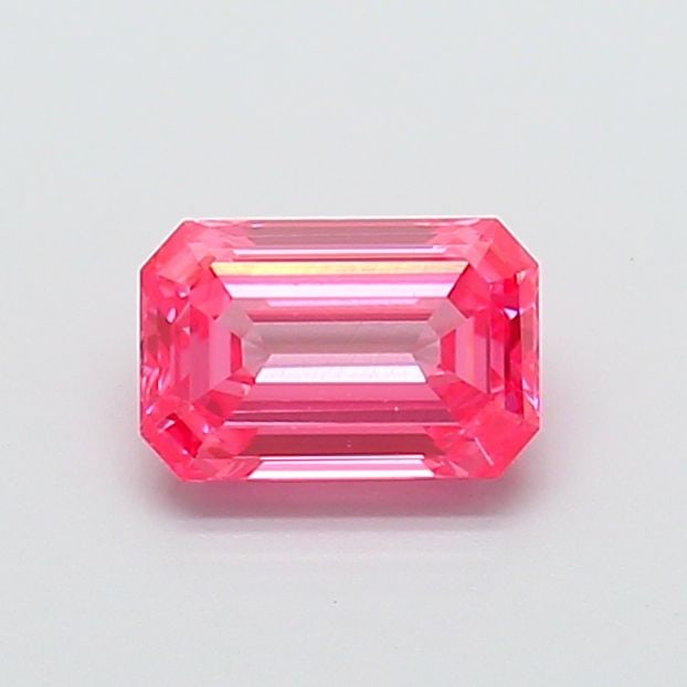 Emerald 1.02ct Fancy Vivid Pink VVS2 - Loose Lab Diamond: Emerald 1.02ct Fancy Vivid Pink VVS2 - Loose Lab Diamond Item Specifics: Source: This Is A Real Diamond Grown In A Lab Not Mined. Carat: 1.02 Cut: - Color: Fancy Vivid Pink Clarity: VVS2 Polish: VG Sy