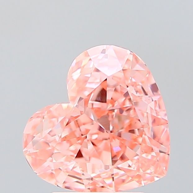 IGI Heart 2.59ct Fancy Vivid Pink VVS2 - Loose Lab Diamond: IGI Heart 2.59ct Fancy Vivid Pink VVS2 - Loose Lab Diamond Item Specifics: Source: This Is A Real Diamond Grown In A Lab Not Mined. Carat: 2.59 Cut: - Color: Fancy Vivid Pink Clarity: VVS2 Polish: EX