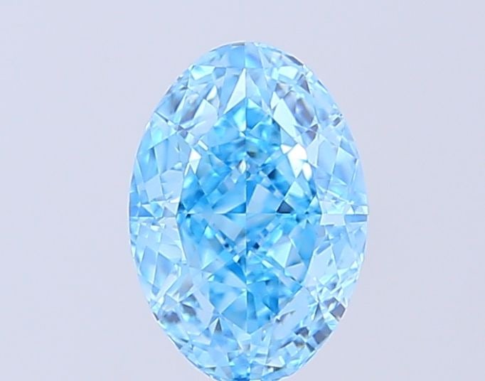 IGI Oval 1.59ct Fancy Vivid Blue VVS2 - Loose Lab Diamond: IGI Oval 1.59ct Fancy Vivid Blue VVS2 - Loose Lab Diamond Item Specifics: Source: This Is A Real Diamond Grown In A Lab Not Mined. Carat: 1.59 Cut: - Color: Fancy Vivid Blue Clarity: VVS2 Polish: EX S