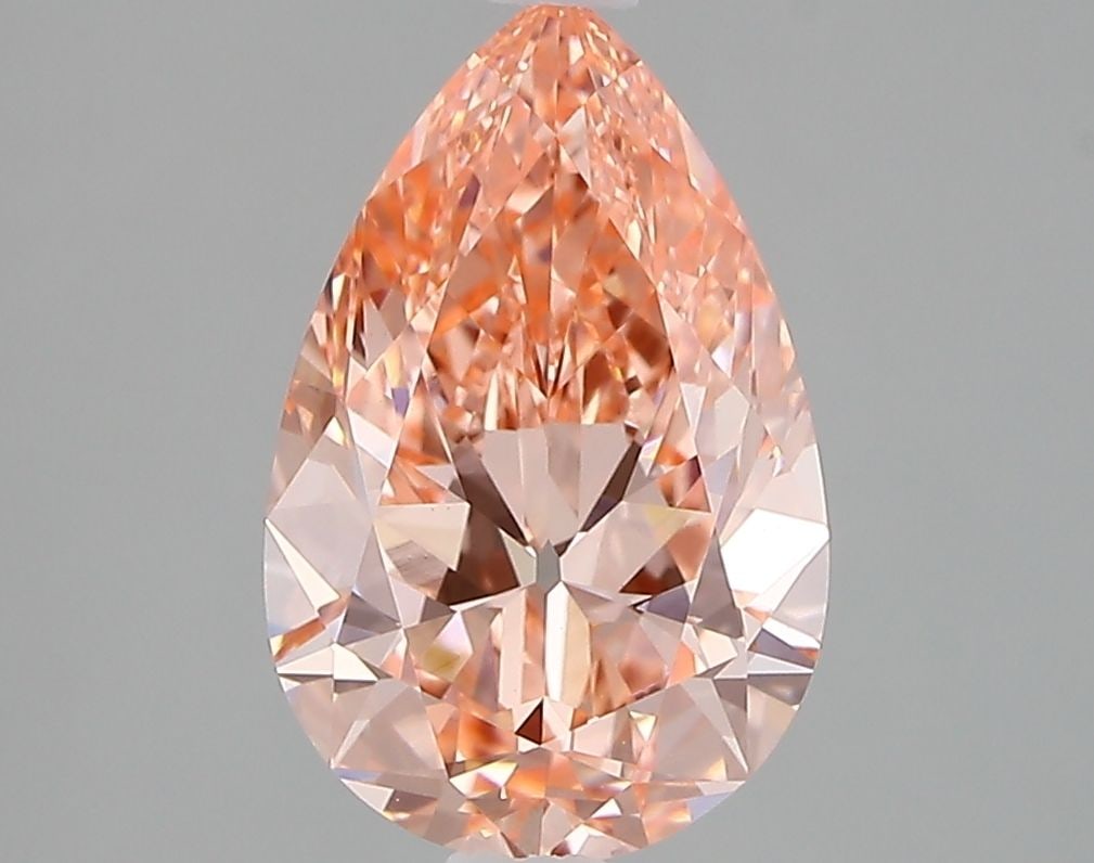 IGI Pear 2.42ct Fancy Vivid Pink VVS2 - Loose Lab Diamond (1 of 1)