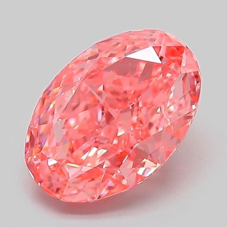 IGI Oval 2.1ct Fancy Vivid Pink VVS2 - Loose Lab Diamond: IGI Oval 2.1ct Fancy Vivid Pink VVS2 - Loose Lab Diamond Item Specifics: Source: This Is A Real Diamond Grown In A Lab Not Mined. Carat: 2.1 Cut: - Color: Fancy Vivid Pink Clarity: VVS2 Polish: VG Sym