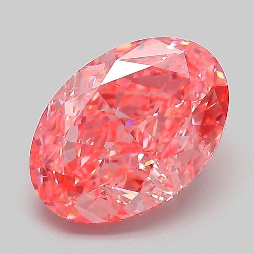 IGI Oval 3.14ct Fancy Vivid Pink VVS2 - Loose Lab Diamond: IGI Oval 3.14ct Fancy Vivid Pink VVS2 - Loose Lab Diamond Item Specifics: Source: This Is A Real Diamond Grown In A Lab Not Mined. Carat: 3.14 Cut: - Color: Fancy Vivid Pink Clarity: VVS2 Polish: EX