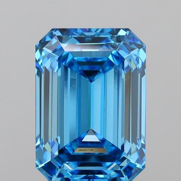 IGI Emerald 2.54ct Fancy Vivid Blue VVS2 - Loose Lab Diamond: IGI Emerald 2.54ct Fancy Vivid Blue VVS2 - Loose Lab Diamond Item Specifics: Source: This Is A Real Diamond Grown In A Lab Not Mined. Carat: 2.54 Cut: - Color: Fancy Vivid Blue Clarity: VVS2 Polish: V