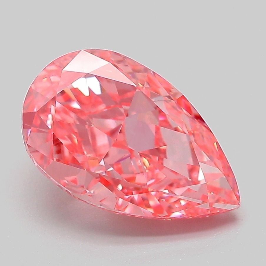 IGI Pear 3.08ct Fancy Vivid Pink VVS2 - Loose Lab Diamond: IGI Pear 3.08ct Fancy Vivid Pink VVS2 - Loose Lab Diamond Item Specifics: Source: This Is A Real Diamond Grown In A Lab Not Mined. Carat: 3.08 Cut: - Color: Fancy Vivid Pink Clarity: VVS2 Polish: EX S