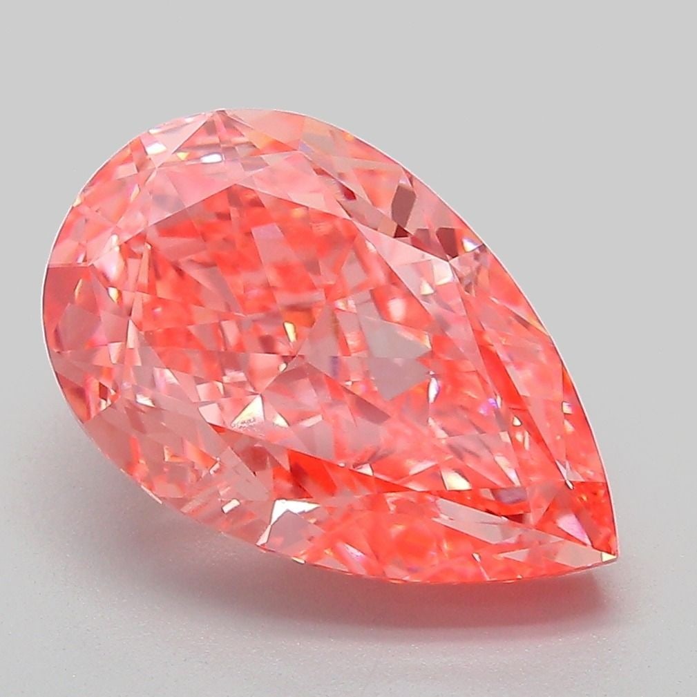 IGI Pear 4.77ct Fancy Vivid Pink VVS2 - Loose Lab Diamond: IGI Pear 4.77ct Fancy Vivid Pink VVS2 - Loose Lab Diamond Item Specifics: Source: This Is A Real Diamond Grown In A Lab Not Mined. Carat: 4.77 Cut: - Color: Fancy Vivid Pink Clarity: VVS2 Polish: VG S